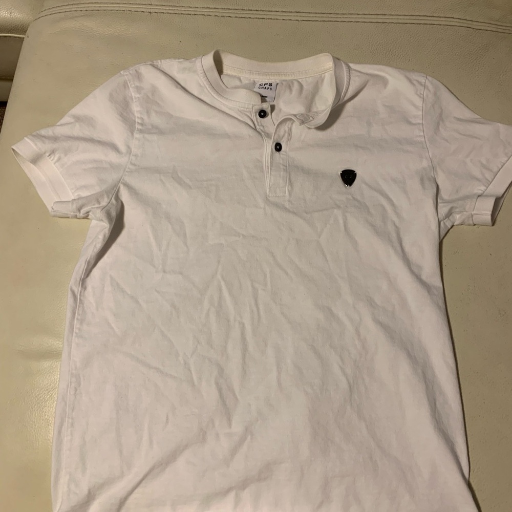 White Short Sleeve Polo Shirt
